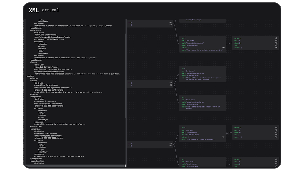 XML Visualization