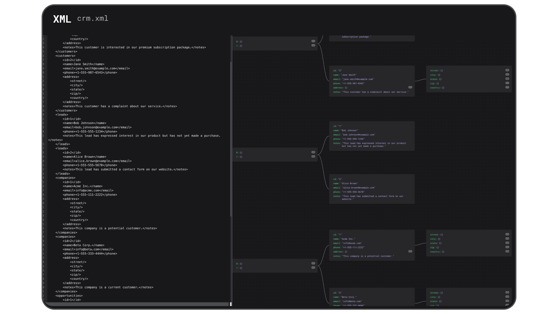 XML Visualization
